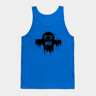 Cute Ghost - Halloween Vector Tank Top